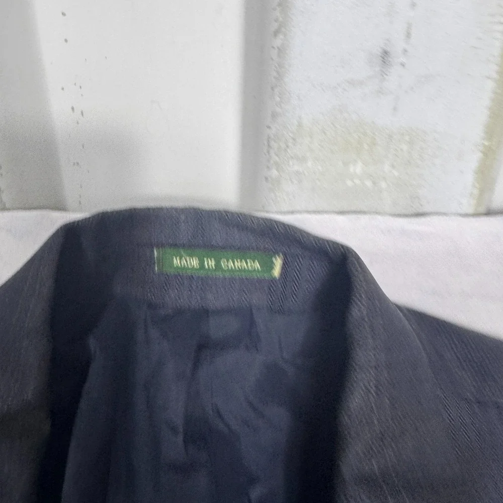 Lauren Ralph Lauren Mens Sport Coat Blazer Blue Plaid Wool Lined‎ Two Button 44R